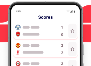 RubiScore soccer statistics center